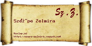 Szépe Zelmira névjegykártya